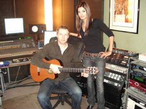 in the studio with James Bryan